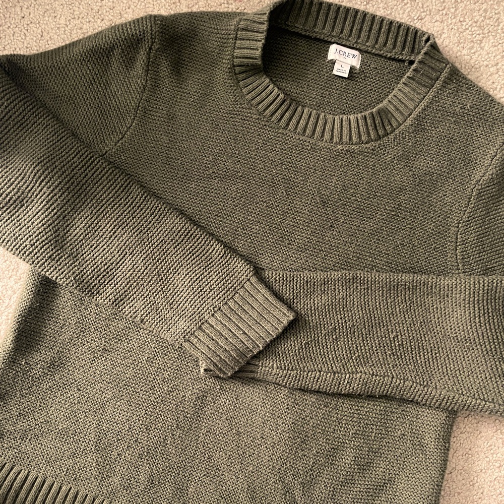 J. Crew Olive Sweater